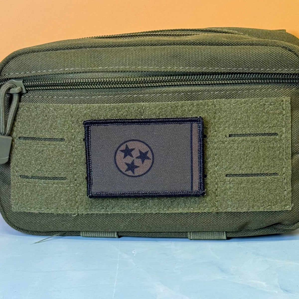 Tennessee State Flag Patch, 2x3" (Full Color & Tactical) | Made in USA | VELCRO® Brand Hook Backing - #LoneStar Adhesive#
