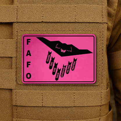 Thank You For Your Attention To This Matter B2 Morale Patch 2"x3" Hook & Loop | Made in USA - LoneStar Adhesive