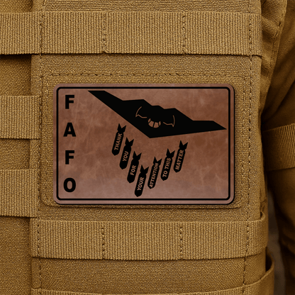 Thank You For Your Attention To This Matter B2 Morale Patch 2"x3" Hook & Loop | Made in USA - LoneStar Adhesive