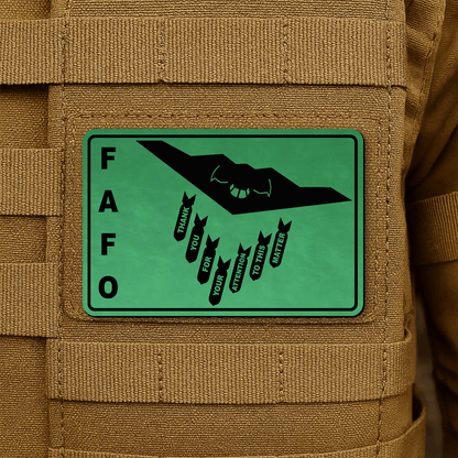 Thank You For Your Attention To This Matter B2 Morale Patch 2"x3" Hook & Loop | Made in USA - LoneStar Adhesive
