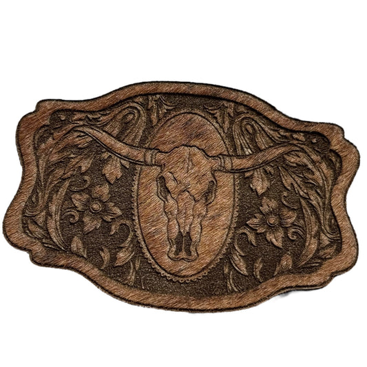 Tooled Belt Buckle - LoneStar Adhesive