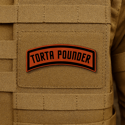 Torta Pounder Rocker Tab Morale Patch 1"x2.6" Hook & Loop | Made in USA - LoneStar Adhesive