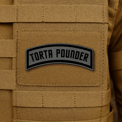 Torta Pounder Rocker Tab Morale Patch 1"x2.6" Hook & Loop | Made in USA - LoneStar Adhesive