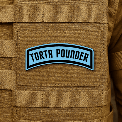 Torta Pounder Rocker Tab Morale Patch 1"x2.6" Hook & Loop | Made in USA - LoneStar Adhesive