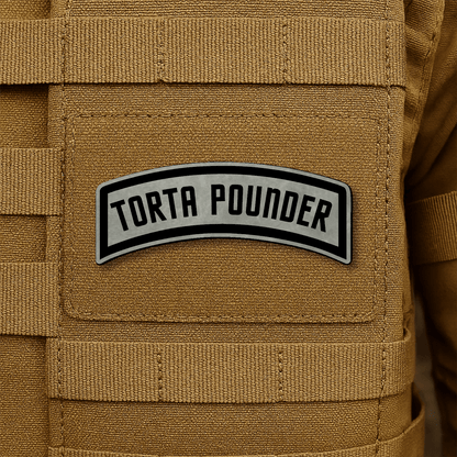 Torta Pounder Rocker Tab Morale Patch 1"x2.6" Hook & Loop | Made in USA - LoneStar Adhesive