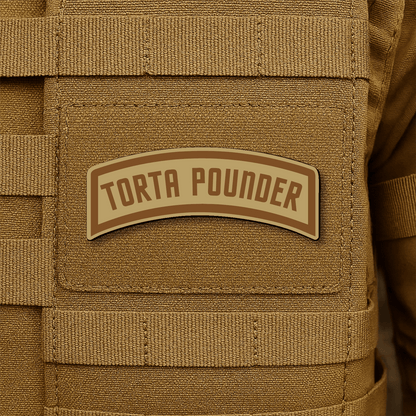 Torta Pounder Rocker Tab Morale Patch 1"x2.6" Hook & Loop | Made in USA - LoneStar Adhesive