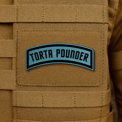 Torta Pounder Rocker Tab Morale Patch 1"x2.6" Hook & Loop | Made in USA - LoneStar Adhesive