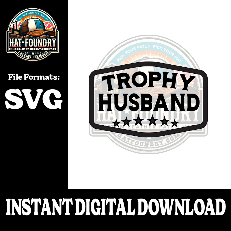 Trophy Husband SVG Patch - #LoneStar Adhesive#