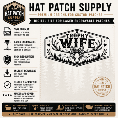 Trophy Husband & Trophy Wife Set - LoneStar Adhesive