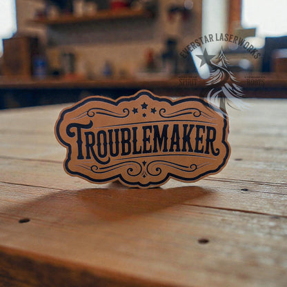 All-American Troublemaker Leather Patch