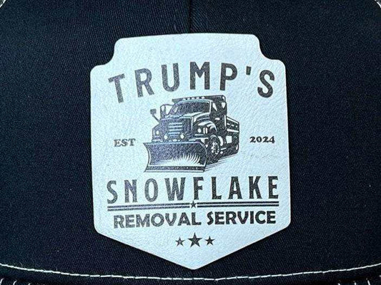 Trump Snowflake Removal Service UV Printed Premium Leatherette Patch - LoneStar Adhesive
