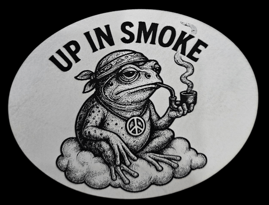 Up In Smoke Frog Digital File - LoneStar Adhesive