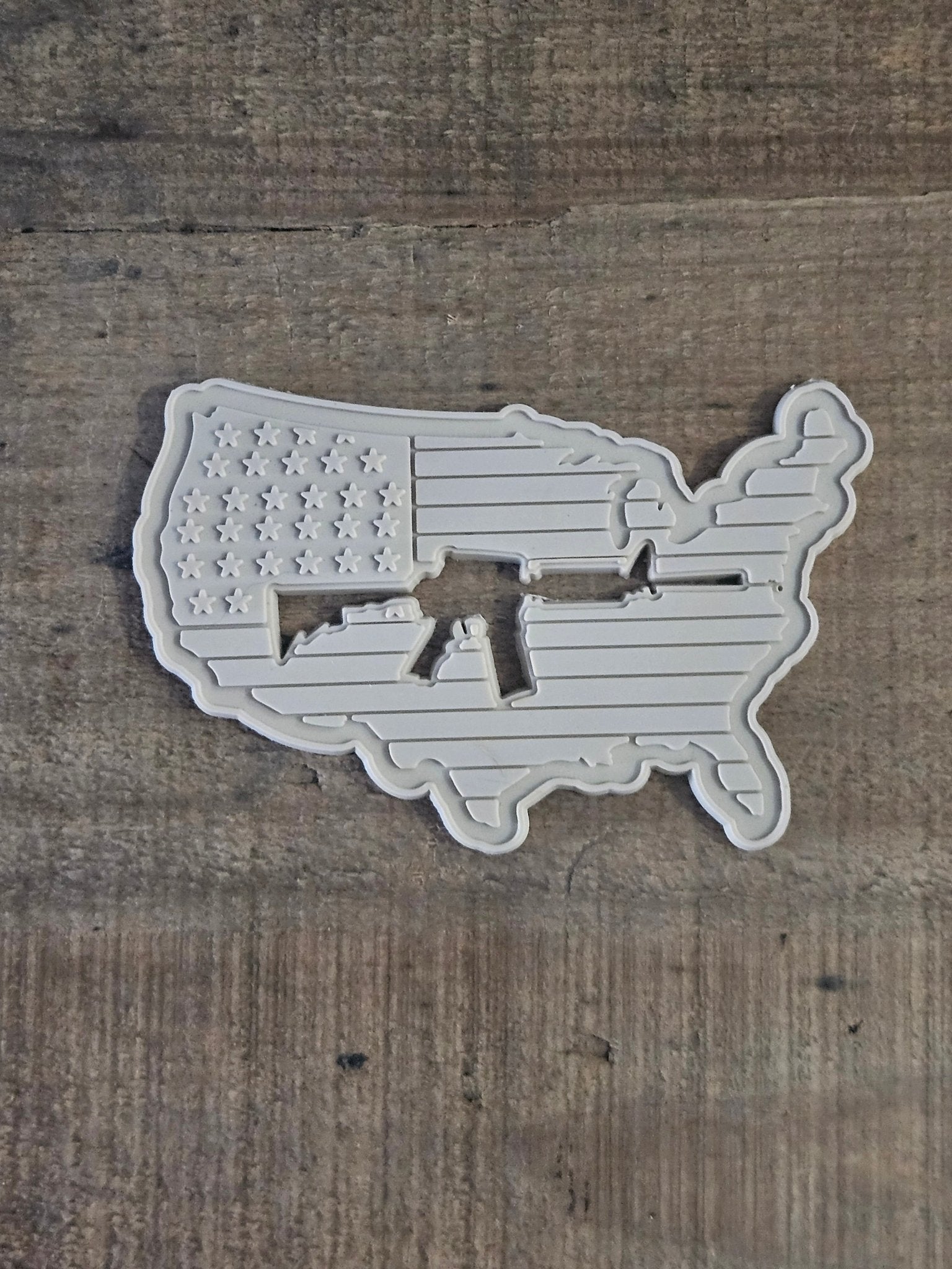 USA Gun Cutout PVC Patch - LoneStar Adhesive