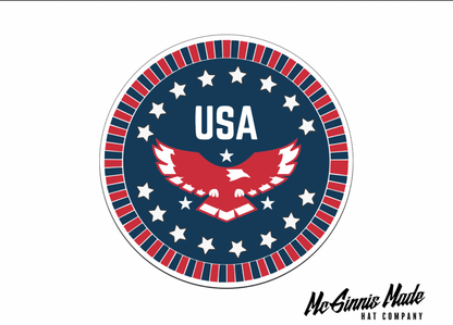 "USA" UV Printed Patches - LoneStar Adhesive