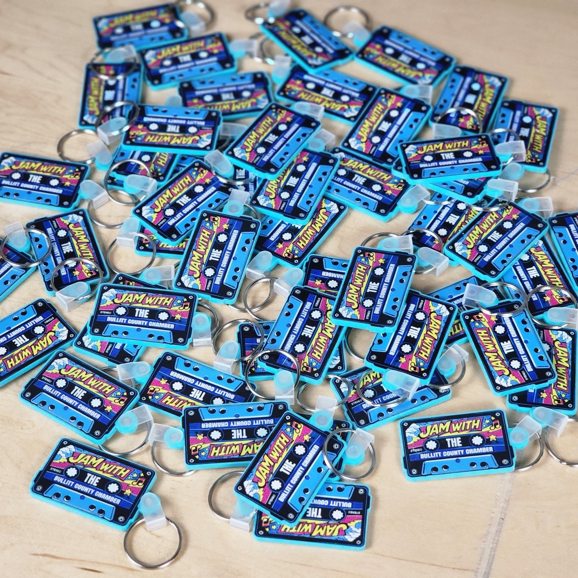 UV Printed 1/8" Acrylic Keychains - Wholesale Bulk Options - Collective - LoneStar Adhesive