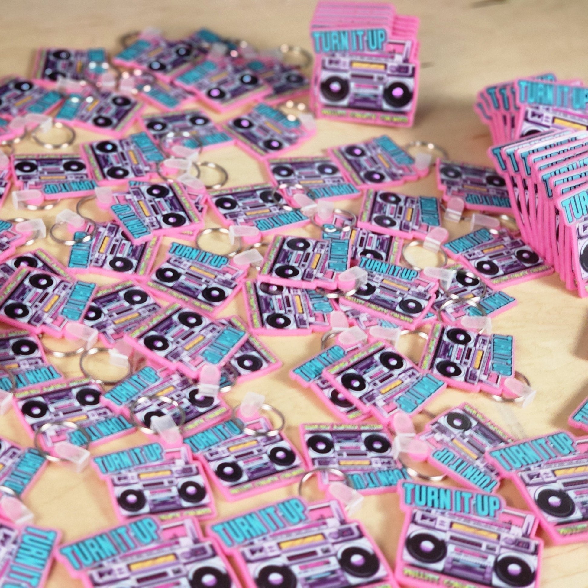 UV Printed 1/8" Acrylic Keychains - Wholesale Bulk Options - Collective - LoneStar Adhesive