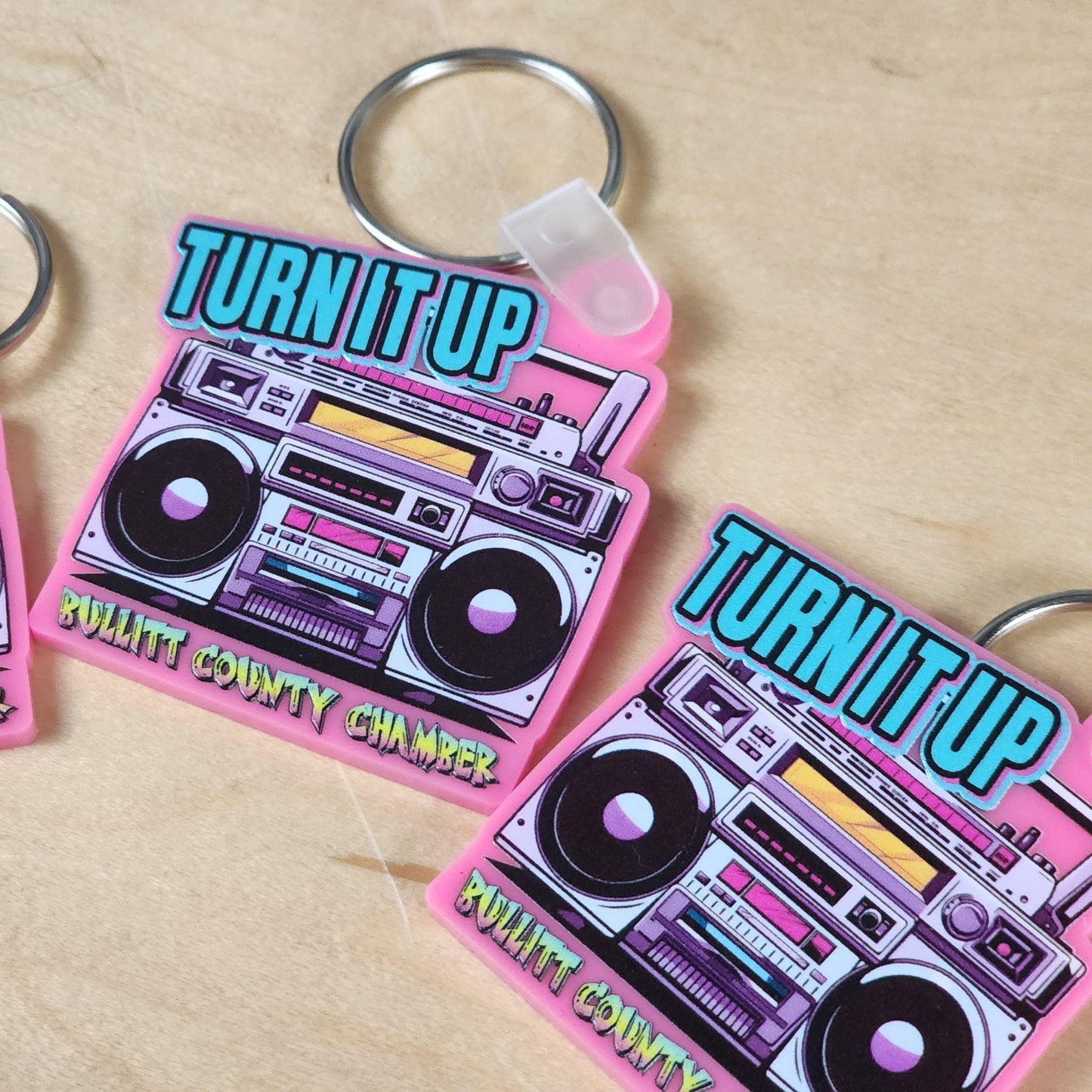 UV Printed 1/8" Acrylic Keychains - Wholesale Bulk Options - Collective - LoneStar Adhesive