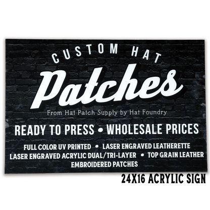 UV Printed Acrylic Display Signs - LoneStar Adhesive