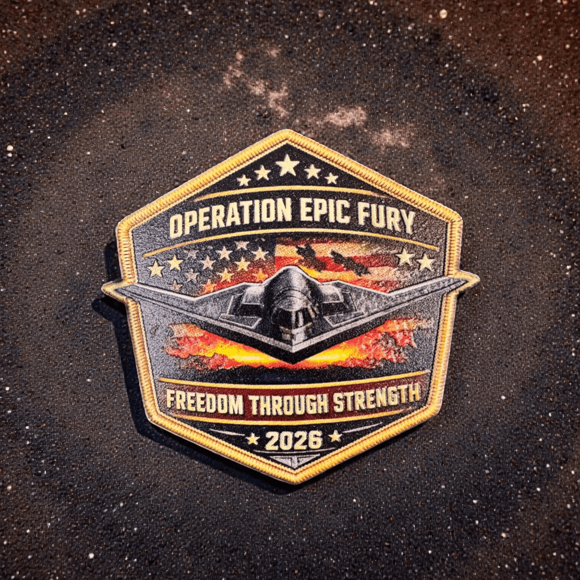 UV Printed Leatherette Patches - Patriotic & 2A Designs - LoneStar Adhesive