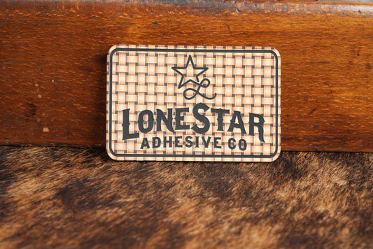 UV Printed Premium Leatherette® Sheets (12x24) - Basket Weave - LoneStar Adhesive