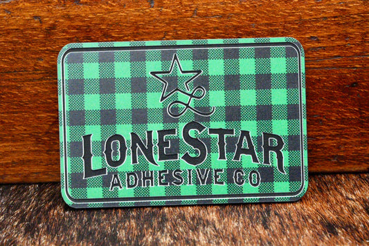 UV Printed Premium Leatherette® Sheets (12x24) - Forest Plaid - LoneStar Adhesive