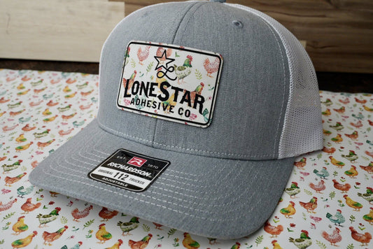 UV Printed Premium Leatherette® Sheets (12x24) - Henhouse Fiesta - LoneStar Adhesive