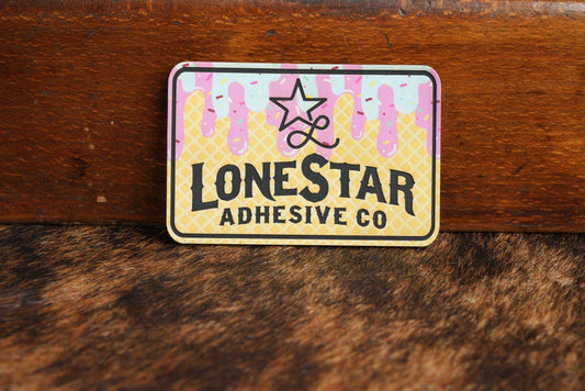 UV Printed Premium Leatherette® Sheets (12x24) - Ice Cream Drip - LoneStar Adhesive