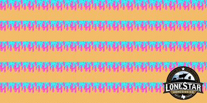 UV Printed Premium Leatherette® Sheets (12x24) - Ice Cream Drip - LoneStar Adhesive