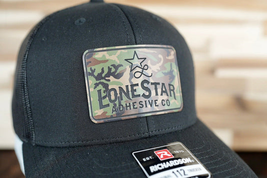 UV Printed Premium Leatherette® Sheets (12x24) - M - 81 Woodland Camo - LoneStar Adhesive