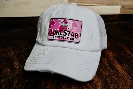 UV Printed Premium Leatherette® Sheets (12x24) - Pink Camo - LoneStar Adhesive