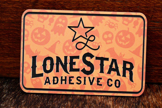 UV Printed Premium Leatherette® Sheets (12x24) - Pumpkin Pop - LoneStar Adhesive