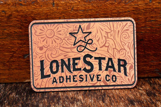 UV Printed Premium Leatherette® Sheets (12x24) - Tooled Leather - LoneStar Adhesive