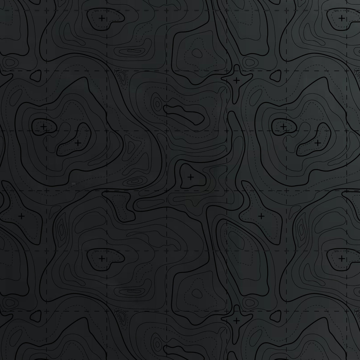 Topographic contour line pattern on a colored material sheet