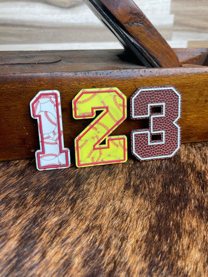 Varsity Style Alphabet & Numbers - UV Texture Build - LoneStar Adhesive