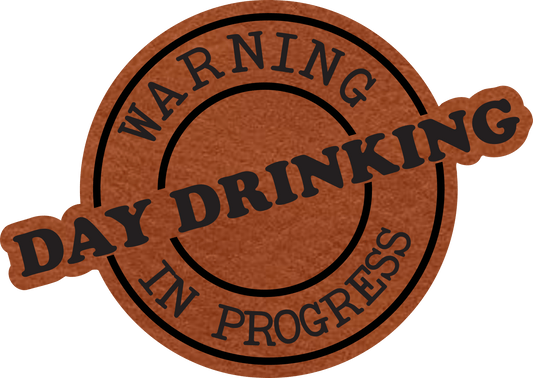 Warning Day Drinking in Progress Patch SVG - #LoneStar Adhesive#