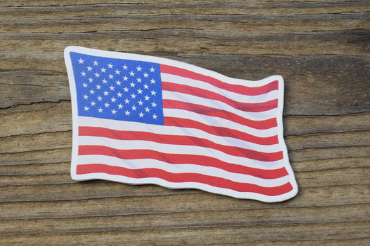 "Waving Flag" UV Printed Patches - LoneStar Adhesive