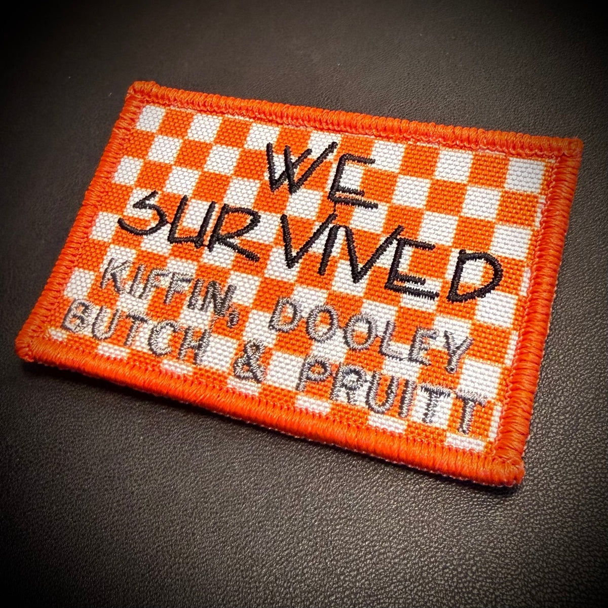 We Survived, Tennessee Football Funny Embroidered Morale Patch, 2x3" | VELCRO® Brand Hook Backing - #LoneStar Adhesive#