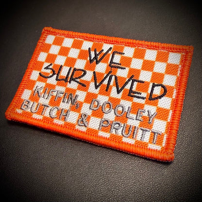 We Survived, Tennessee Football Funny Embroidered Morale Patch, 2x3" | VELCRO® Brand Hook Backing - #LoneStar Adhesive#