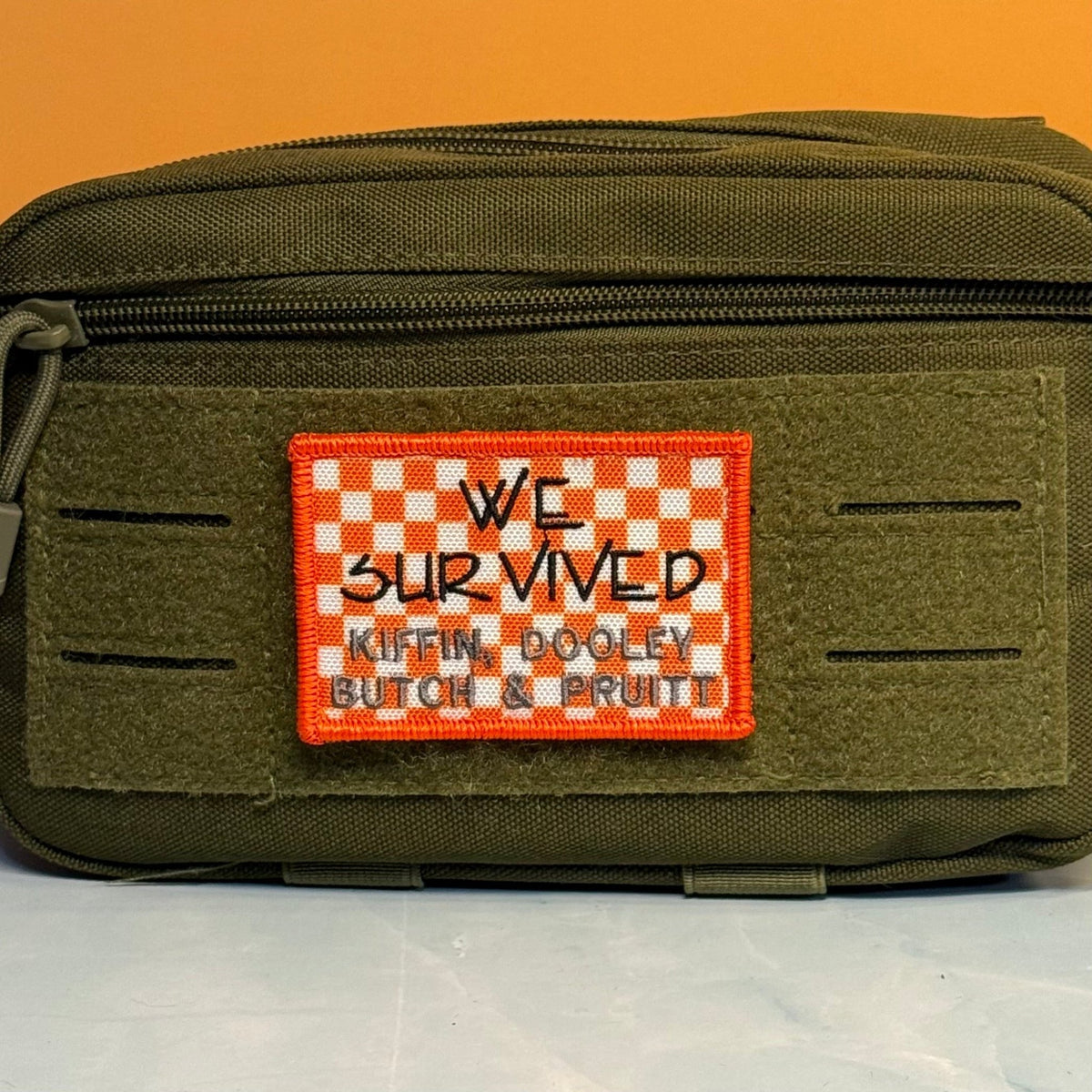 We Survived, Tennessee Football Funny Morale Patch, 2x3" | Made in USA | VELCRO® Brand Hook Backing - #LoneStar Adhesive#