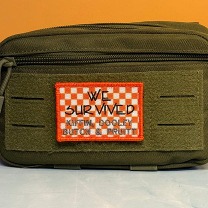 We Survived, Tennessee Football Funny Morale Patch, 2x3" | Made in USA | VELCRO® Brand Hook Backing - #LoneStar Adhesive#