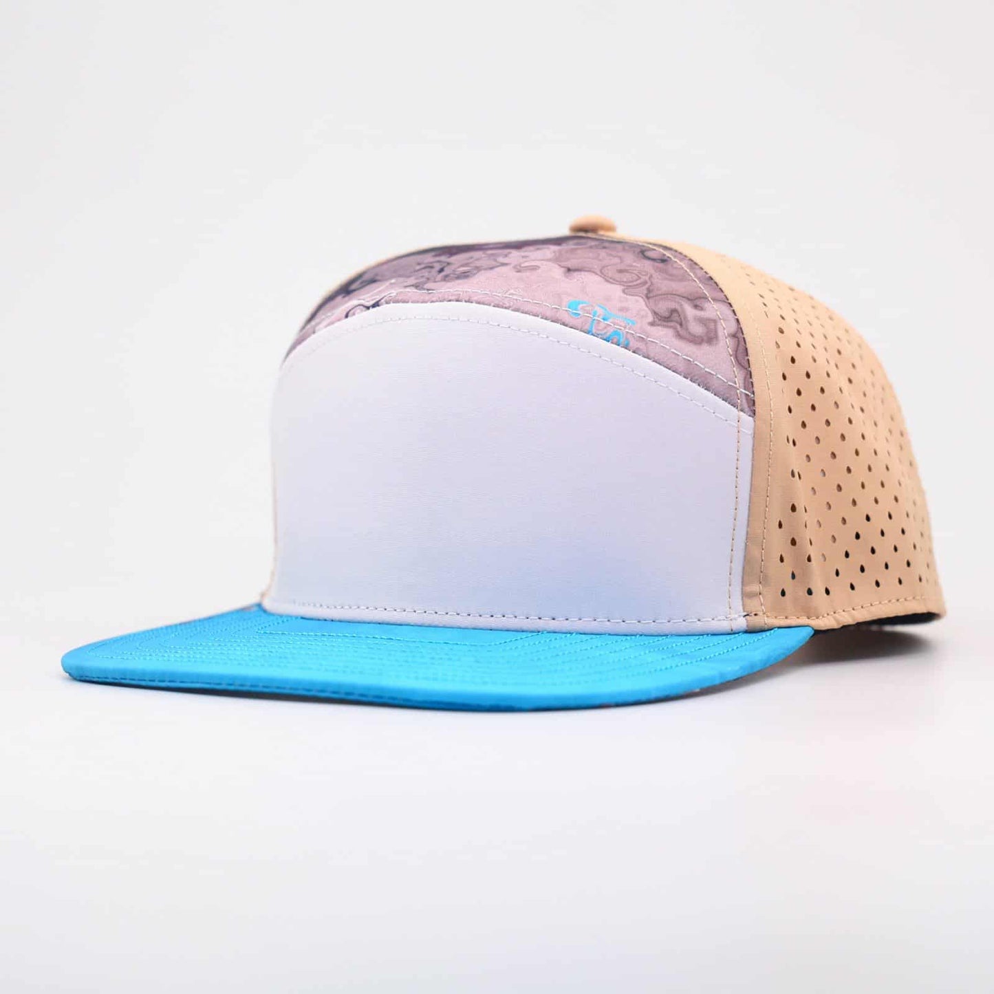 white front blue bill with brown back - LoneStar Adhesive