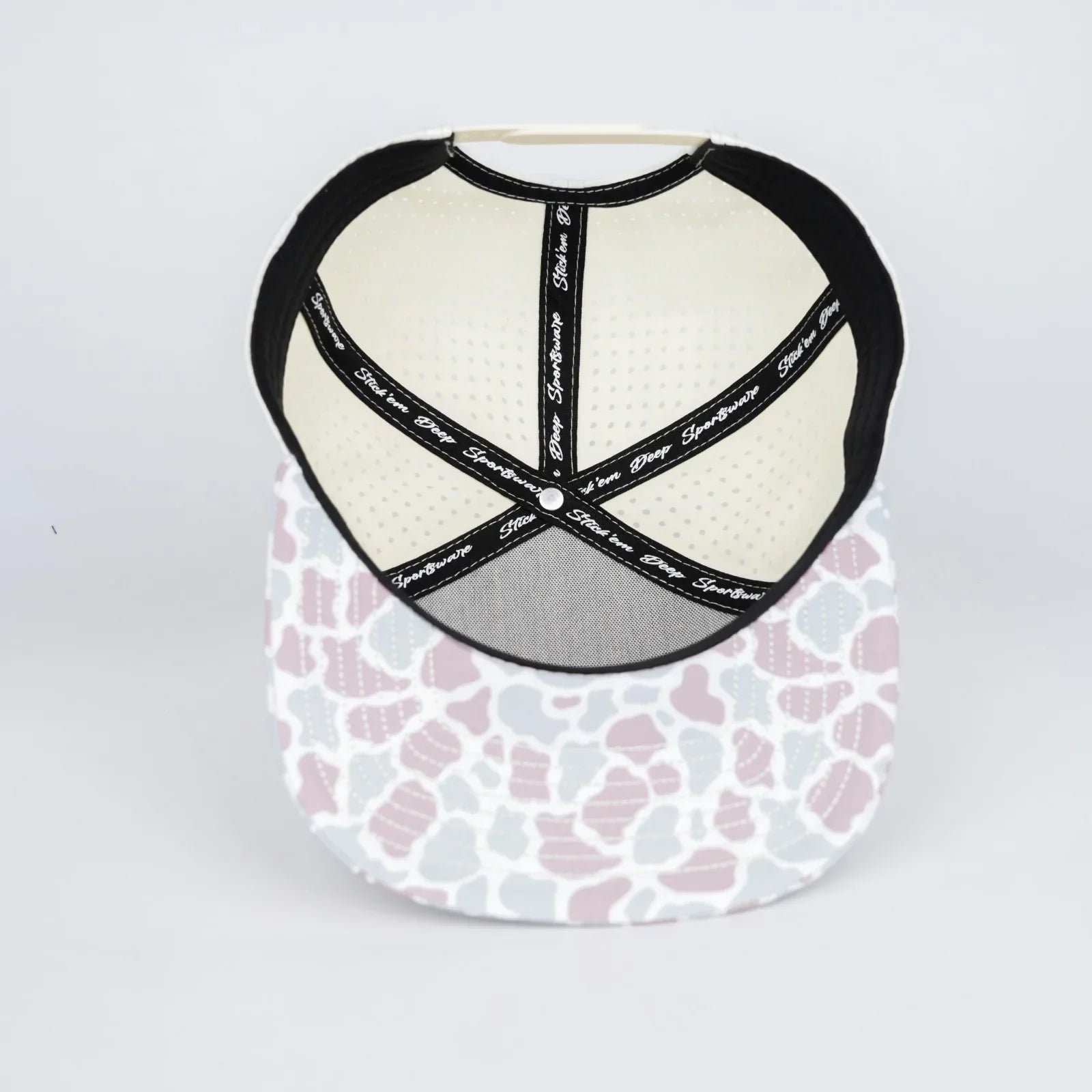 white front with slate and brown camo and light yellow back - LoneStar Adhesive