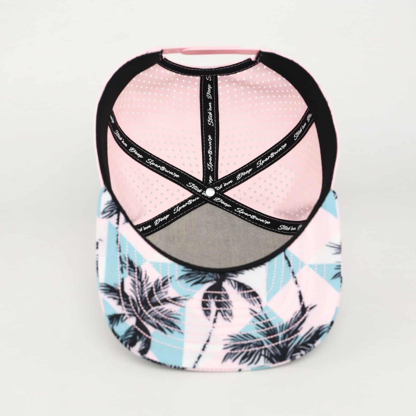 white with palms pink back - LoneStar Adhesive