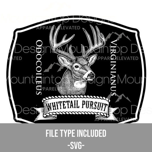 Whitetail Pursuit SVG - LoneStar Adhesive