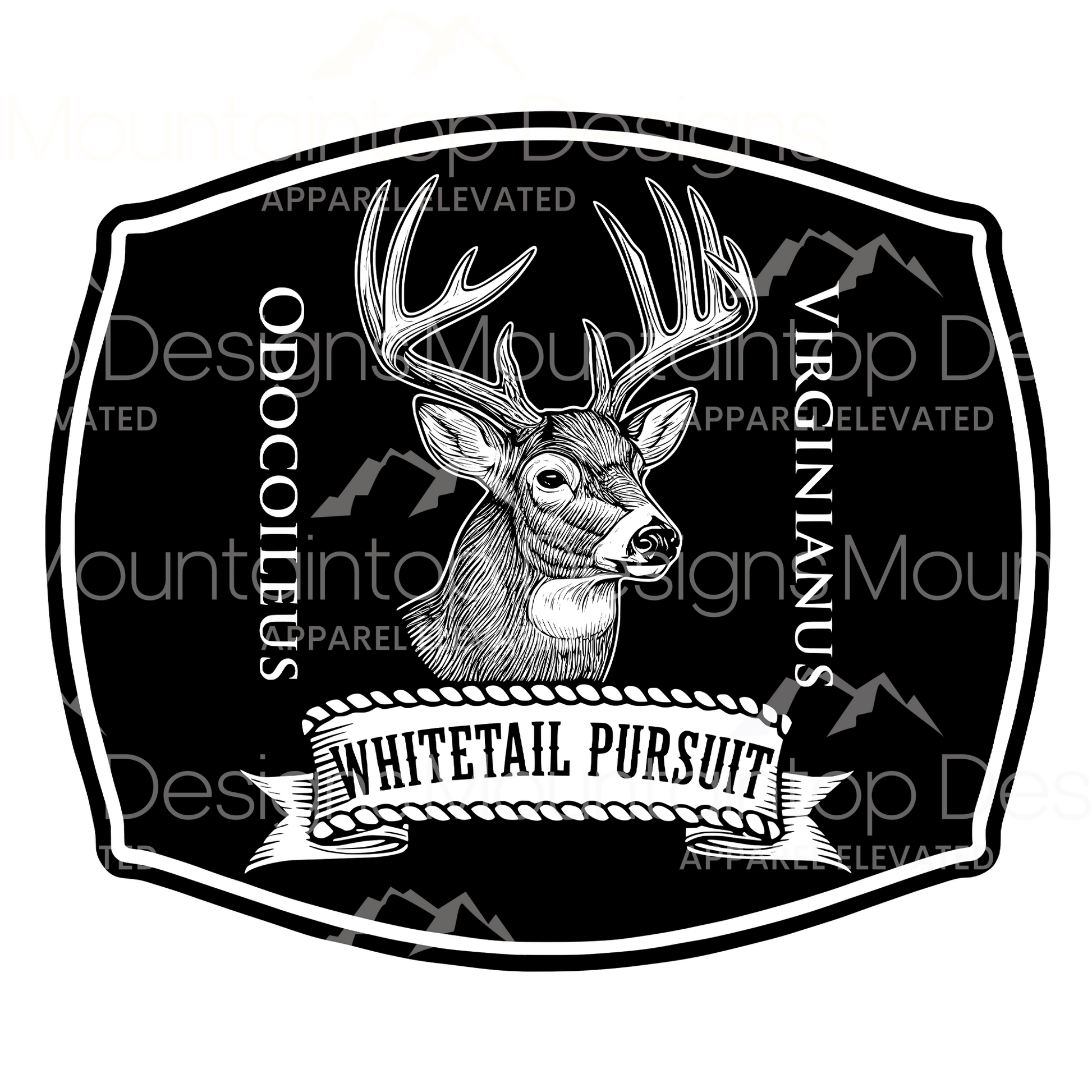 Whitetail Pursuit SVG - LoneStar Adhesive