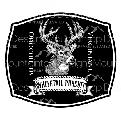 Whitetail Pursuit SVG - LoneStar Adhesive