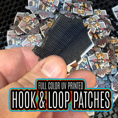 Wholesale Hook and Loop UV Printed Patches - LoneStar Adhesive