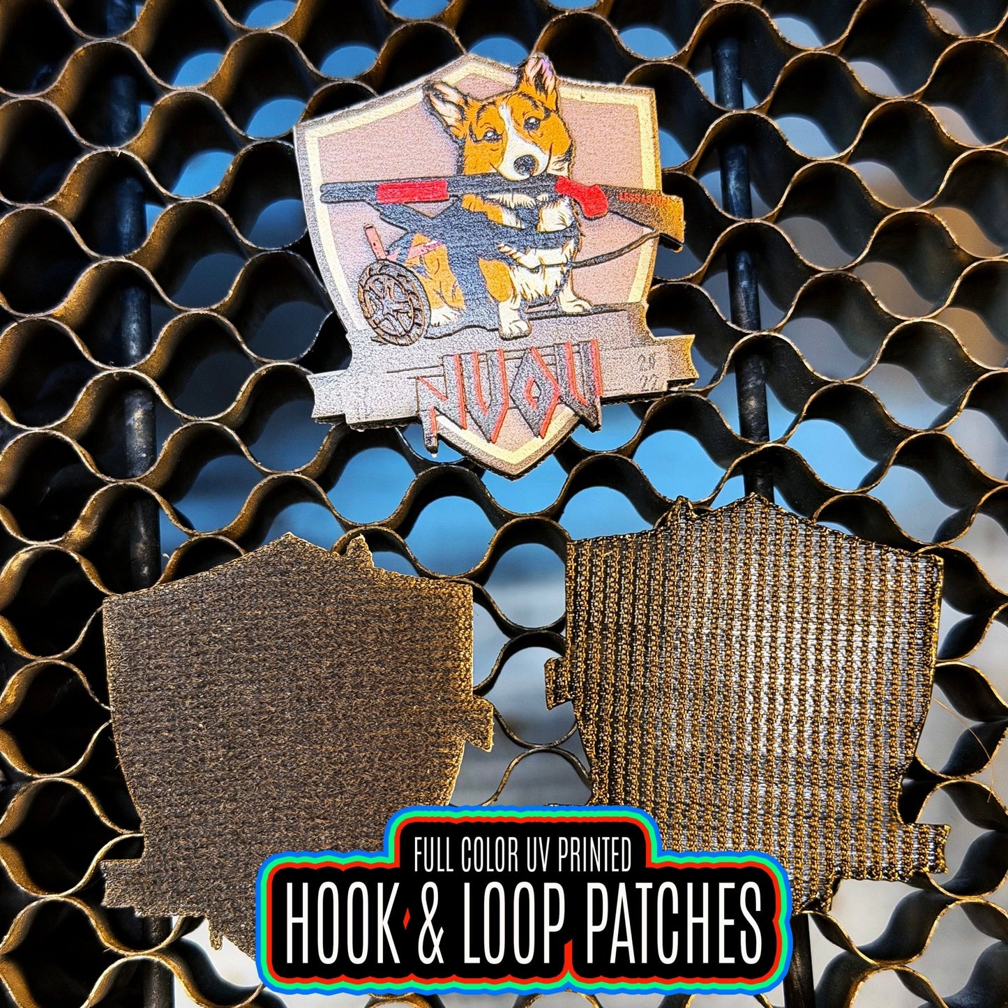 Wholesale Hook and Loop UV Printed Patches - LoneStar Adhesive