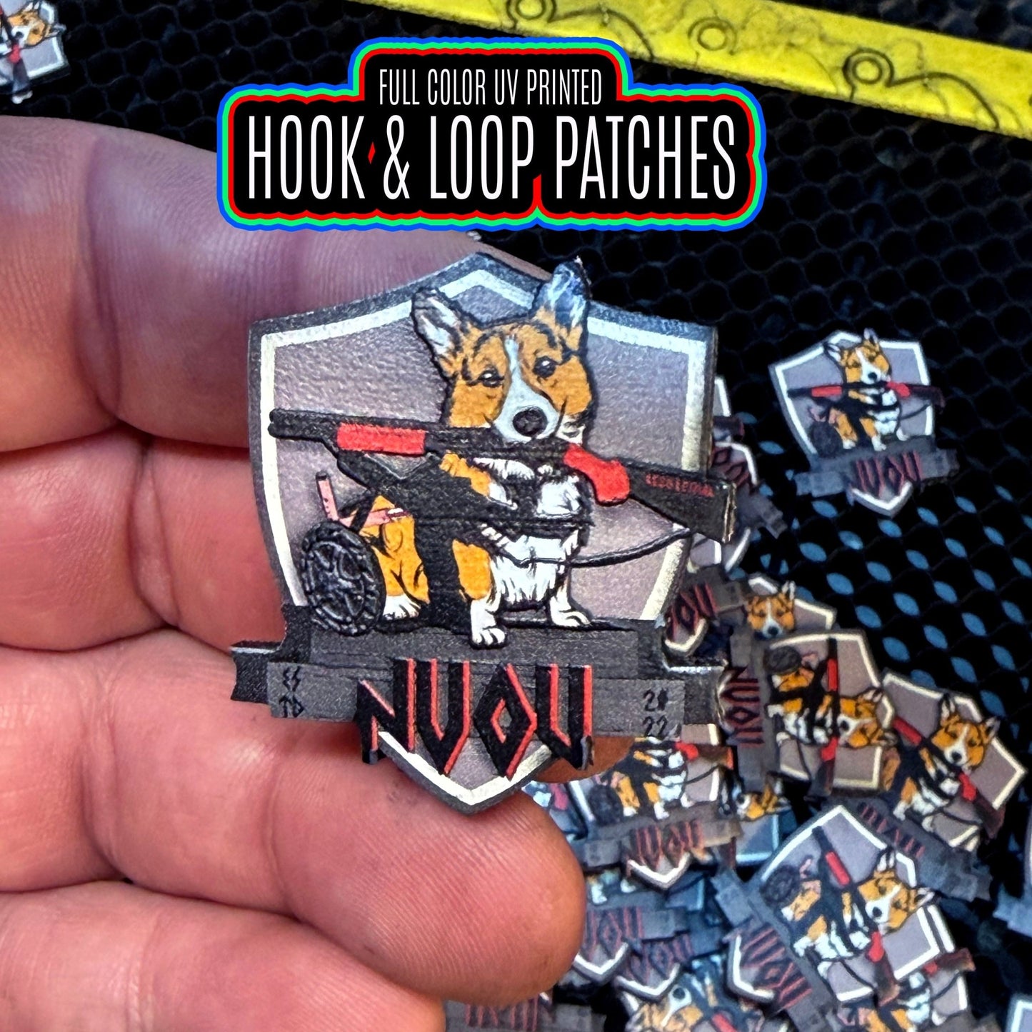 Wholesale Hook and Loop UV Printed Patches - LoneStar Adhesive