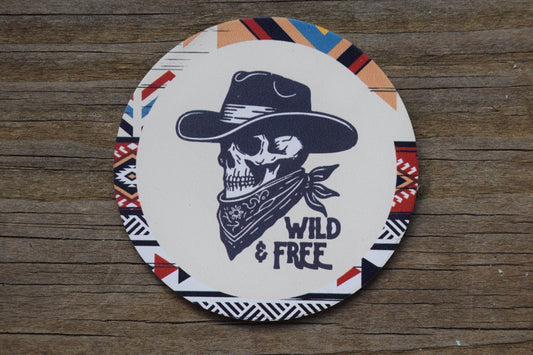 "Wild & Free" UV Printed Patches - LoneStar Adhesive